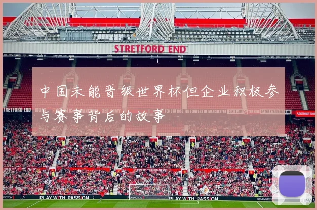 中国未能晋级世界杯但企业积极参与赛事背后的故事